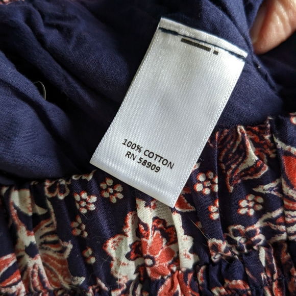 NWOT Chelsea and Violet Tiered cotton maxi skirt - Picture 2 of 5